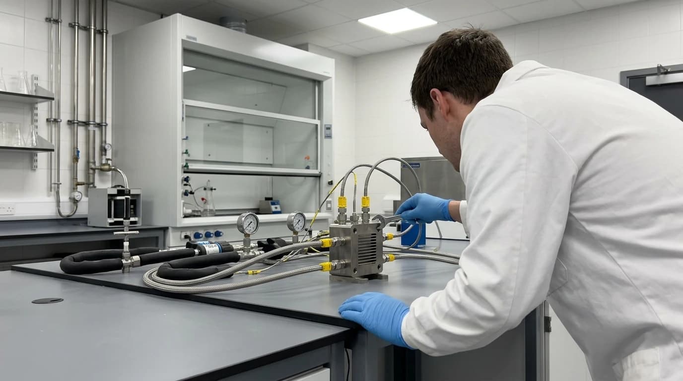 Flow Chemistry Heat Transfer Design at up to 10,000 m²/m³