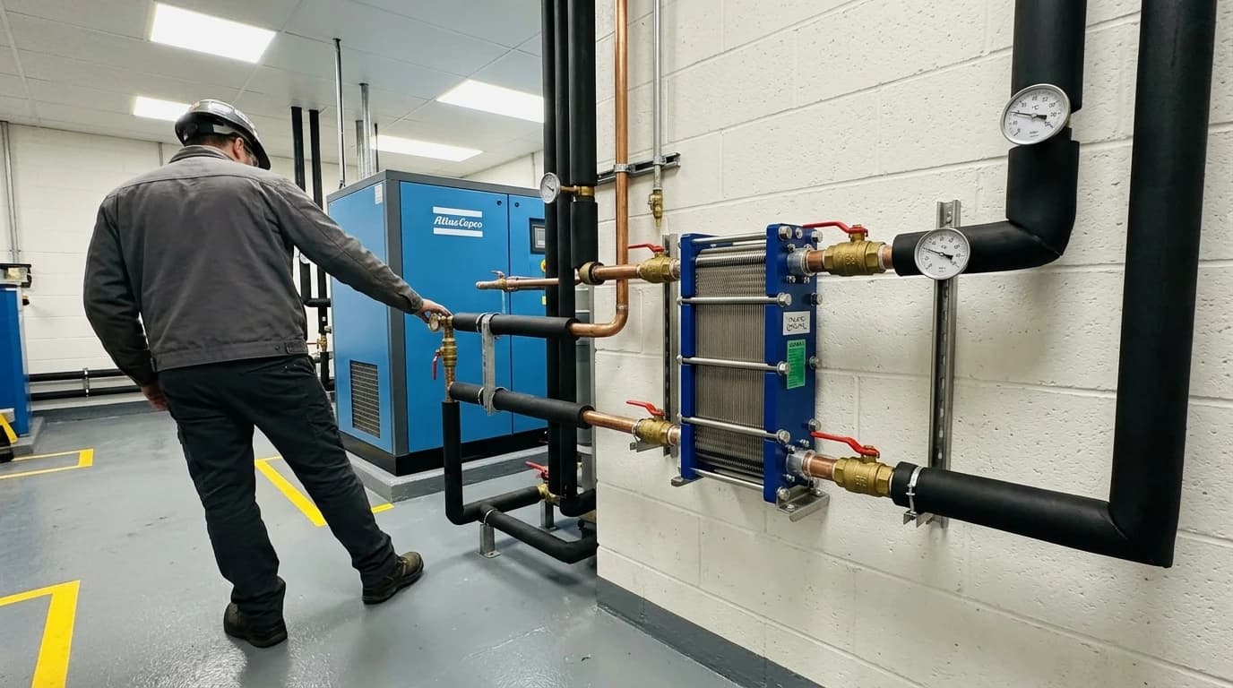 Integrating Compressor Waste Heat Recovery (WHR) Under ISO 50001