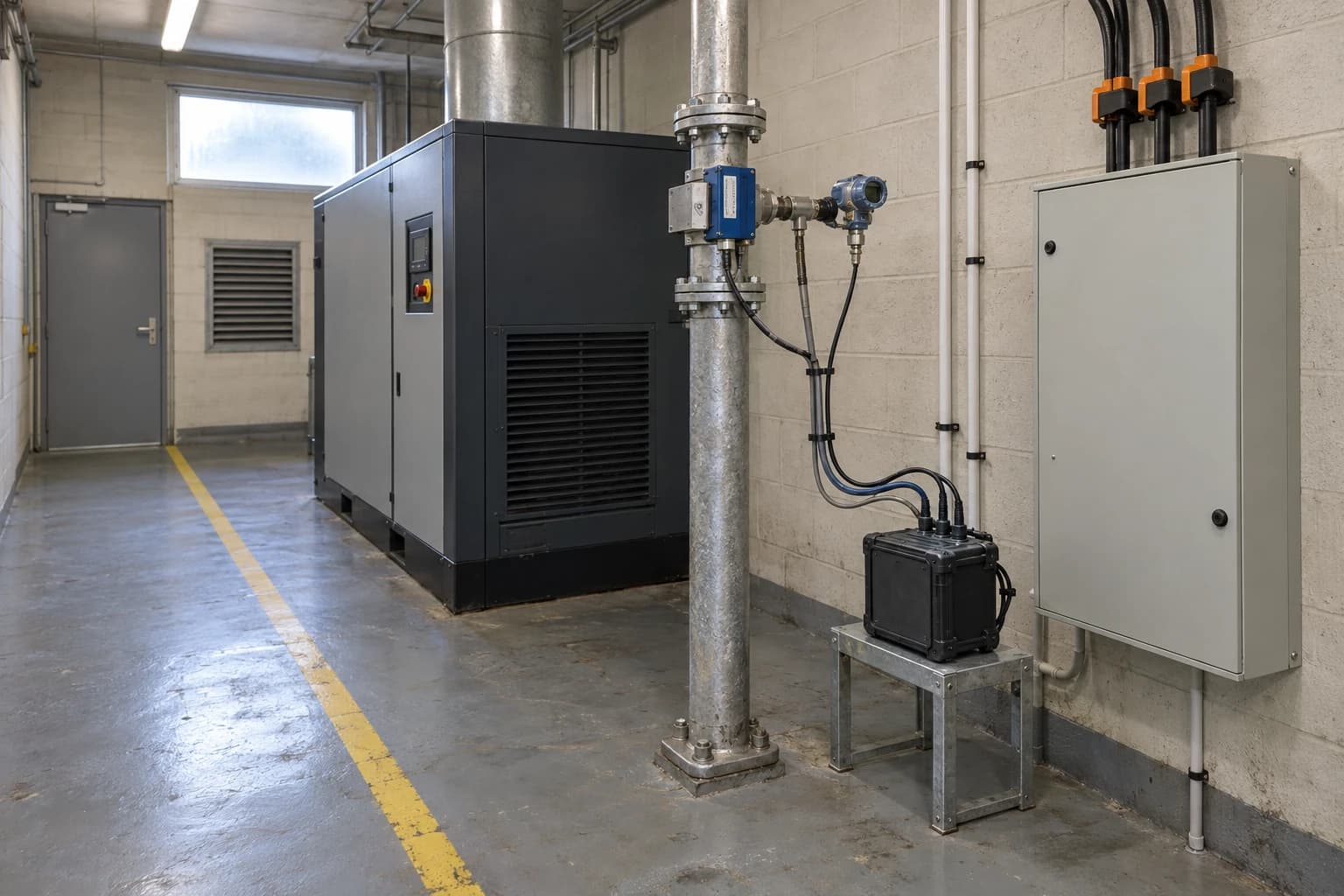 How Compressed Air Monitoring Finds 20-50% System Waste