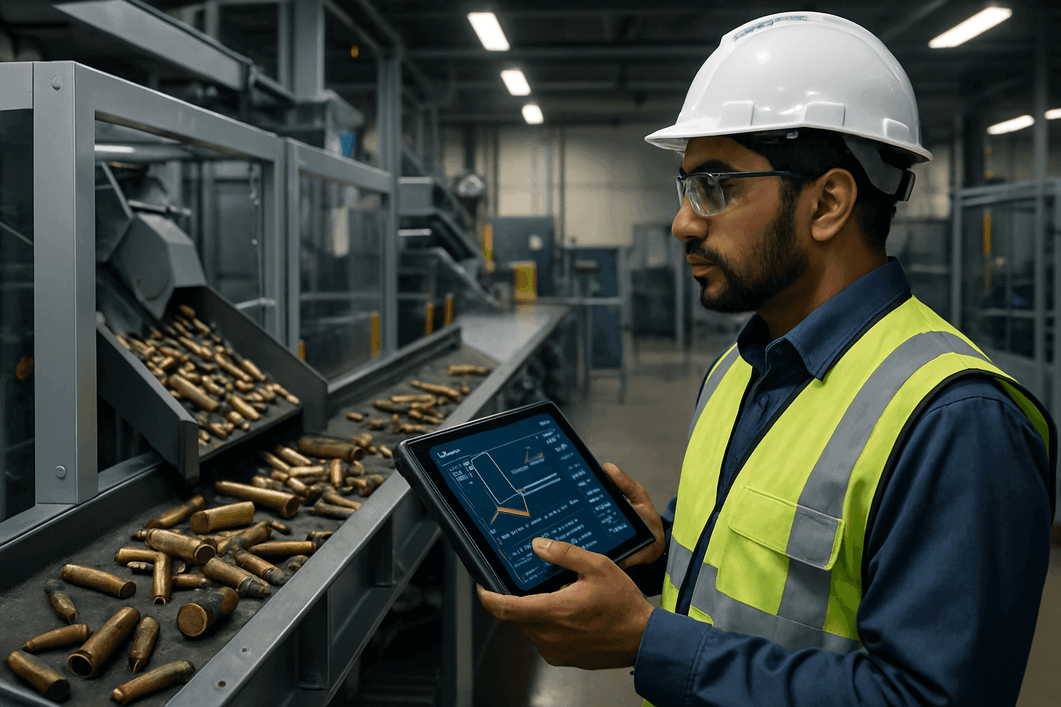 Automated Sorting and Segregation of Ammunition Waste for Incineration