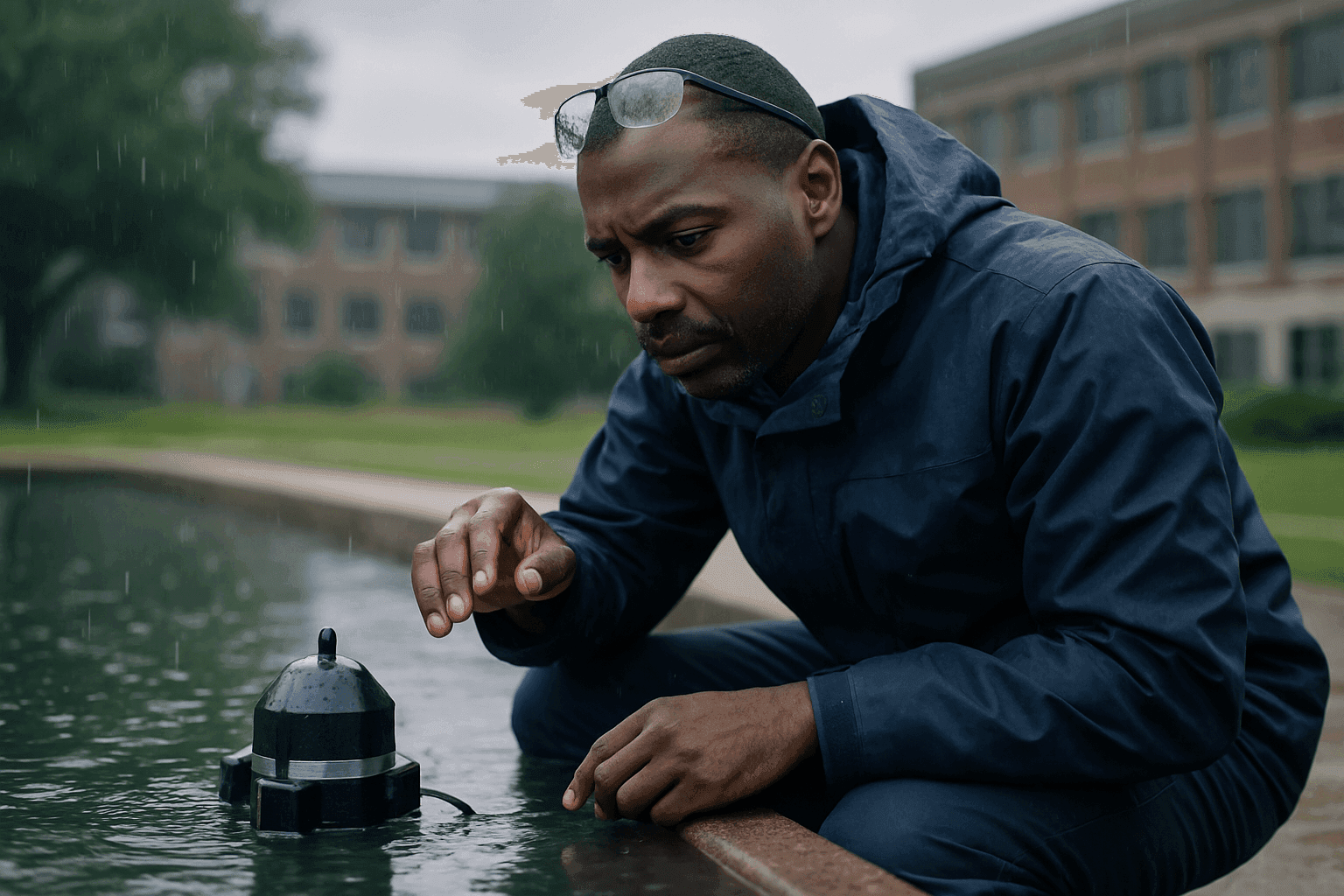 Floating Generators Harness Electricity from Falling Raindrops