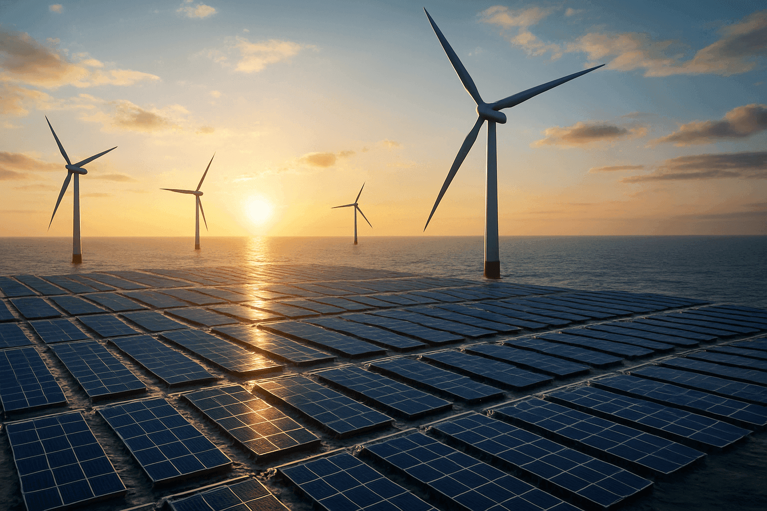 Game Changer: Offshore Wind-Solar Project Generates 5x More Power!