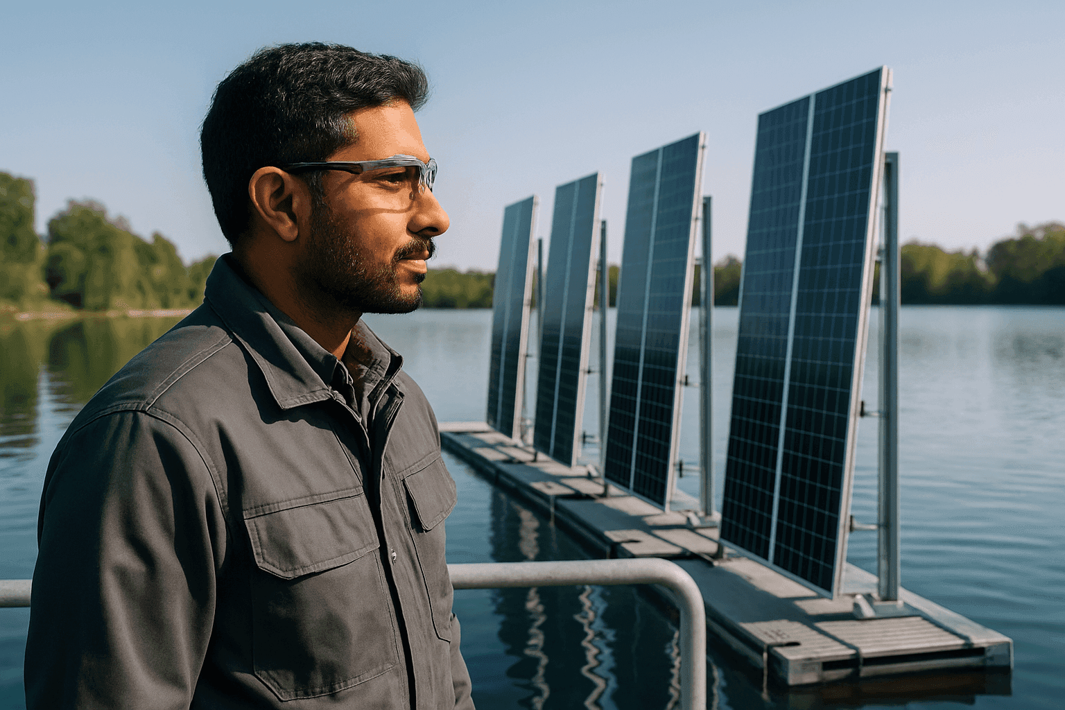 Germany Inaugurates World’s First Vertical Floating Solar Power Plant