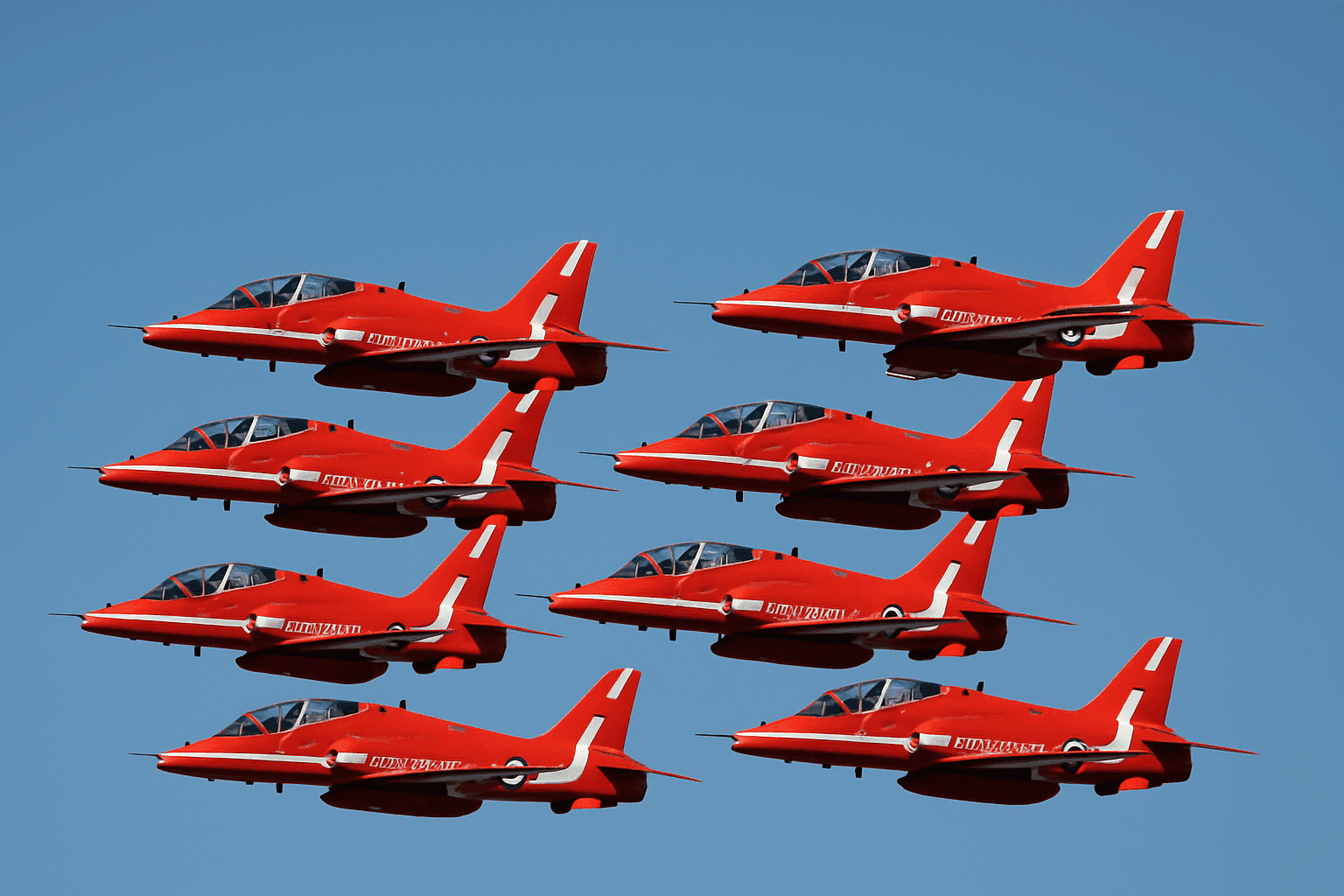 Red Arrows Soar into Greener Skies with Sustainable Fuel Flypast
