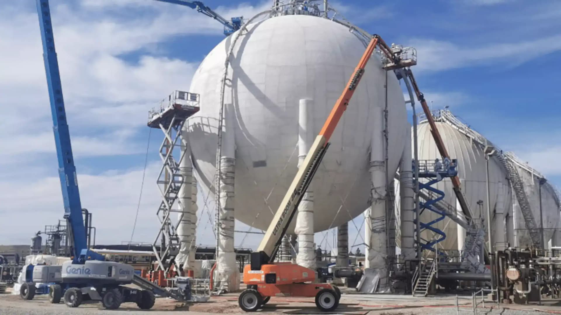 Thermal Coating for Pentane tank– Oil & Gas