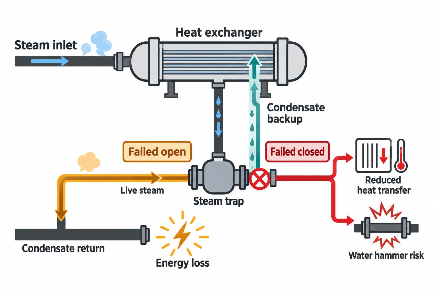 Why steam trap failures hide in chemical plant data