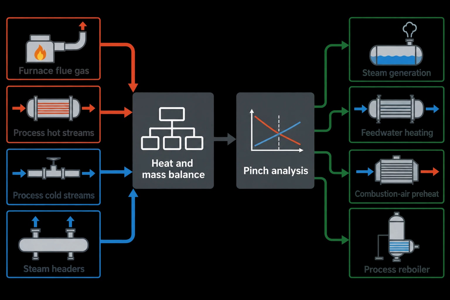 Pinch analysis identifies the best steam opportunity