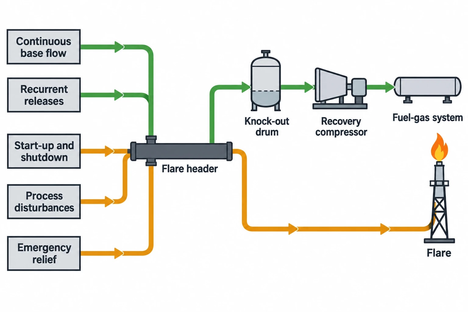 What Does “Normal Load” Mean in Flare Gas Recovery System Design?