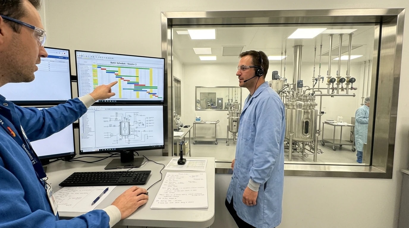 Recipe-Driven Scheduling and Discrete-Event Simulation Alternatives