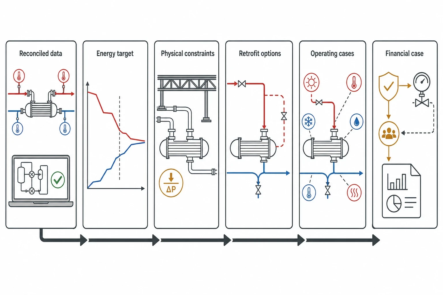 How to set ΔTmin for an existing heat exchanger network