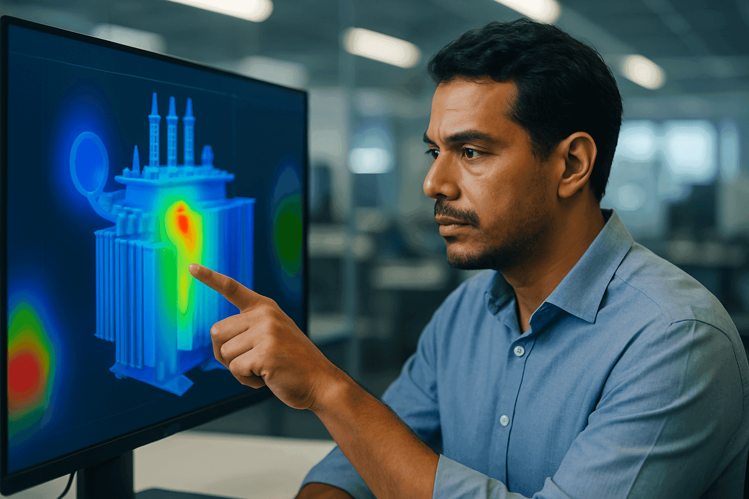 Analyzing Thermal Performance of Power Transformers with Simulation: A Deep Dive into FEA and Thermal Design Optimization