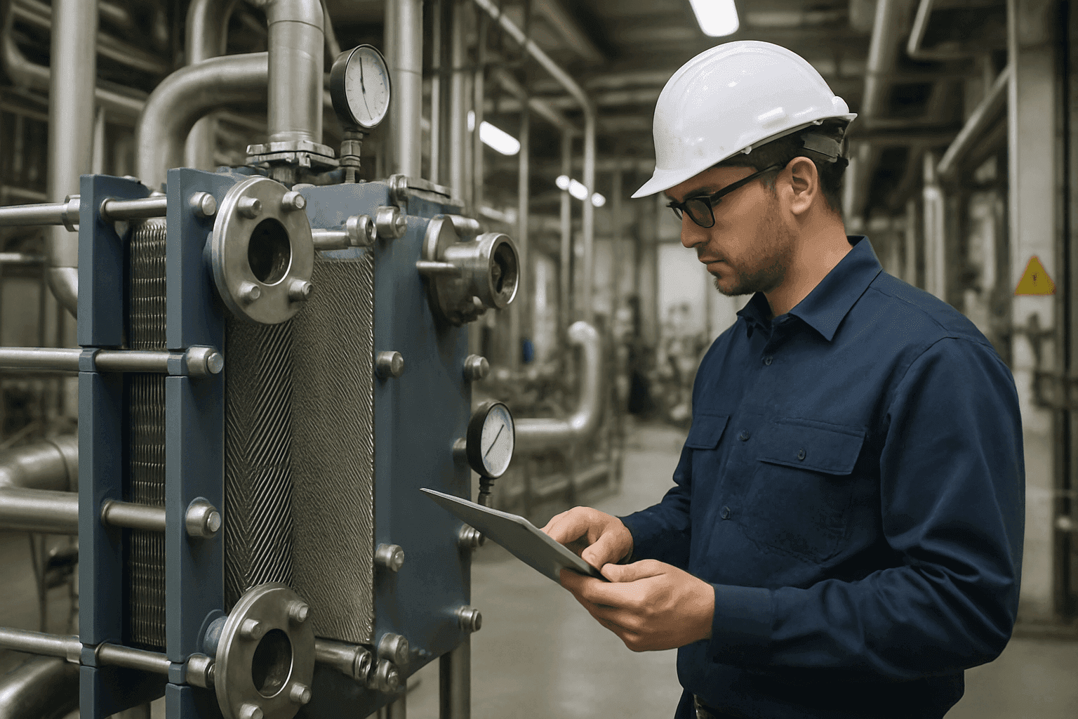 Optimising Plate Heat Exchanger Design through Heat and Mass Balance