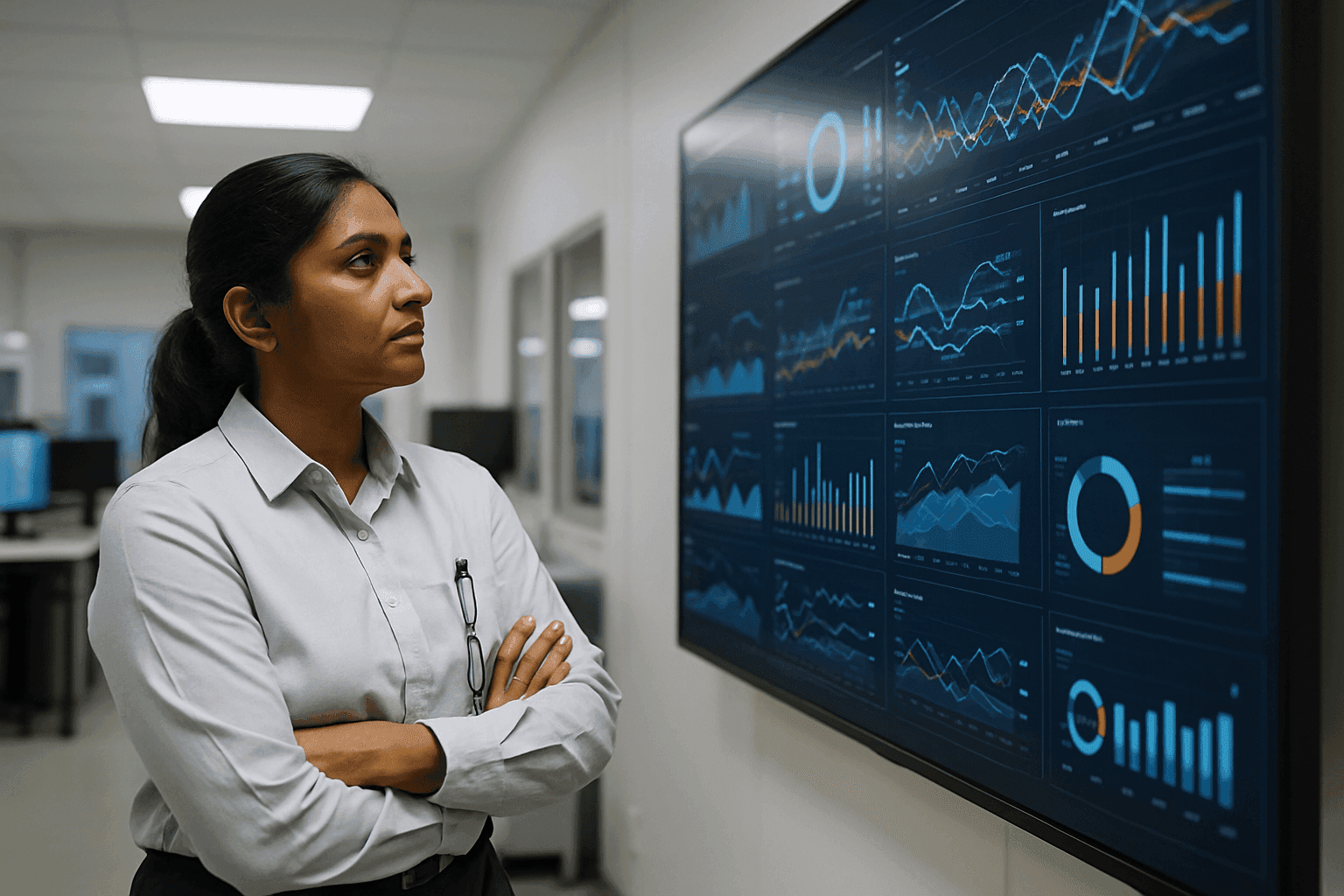 Revolutionizing Operations: Implementing Digital Dashboards for Real-time Process Performance in Industrial Manufacturing