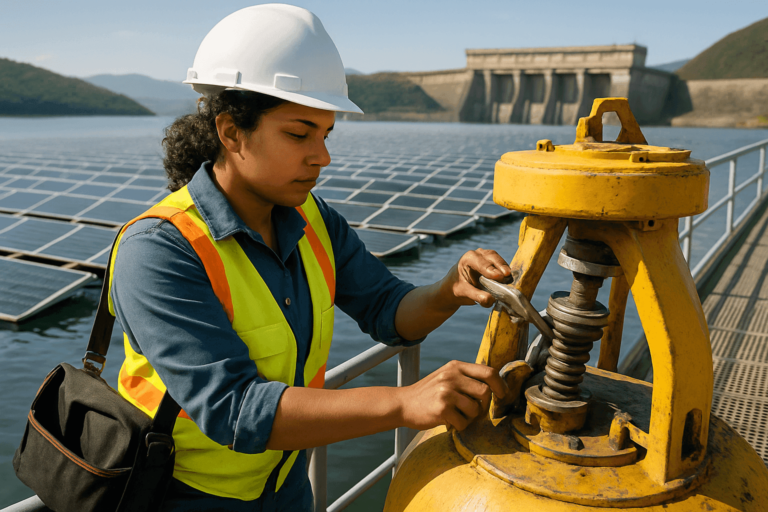 Self-Adjusting Tension Buoys Revolutionize Floating Solar Anchoring on Hydro Dams