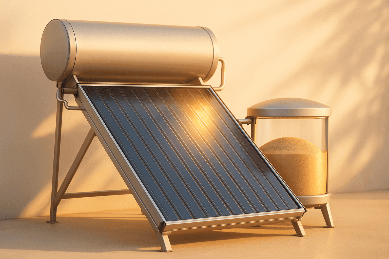 Transform Your Water Heater: How Solar Geysers Use Sand for Ultra-Cheap Hot Water