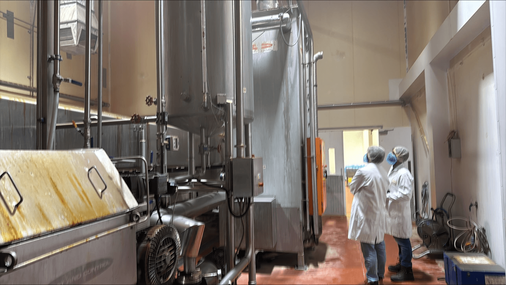 Engineer inspecting process equipment and gas infrastructure