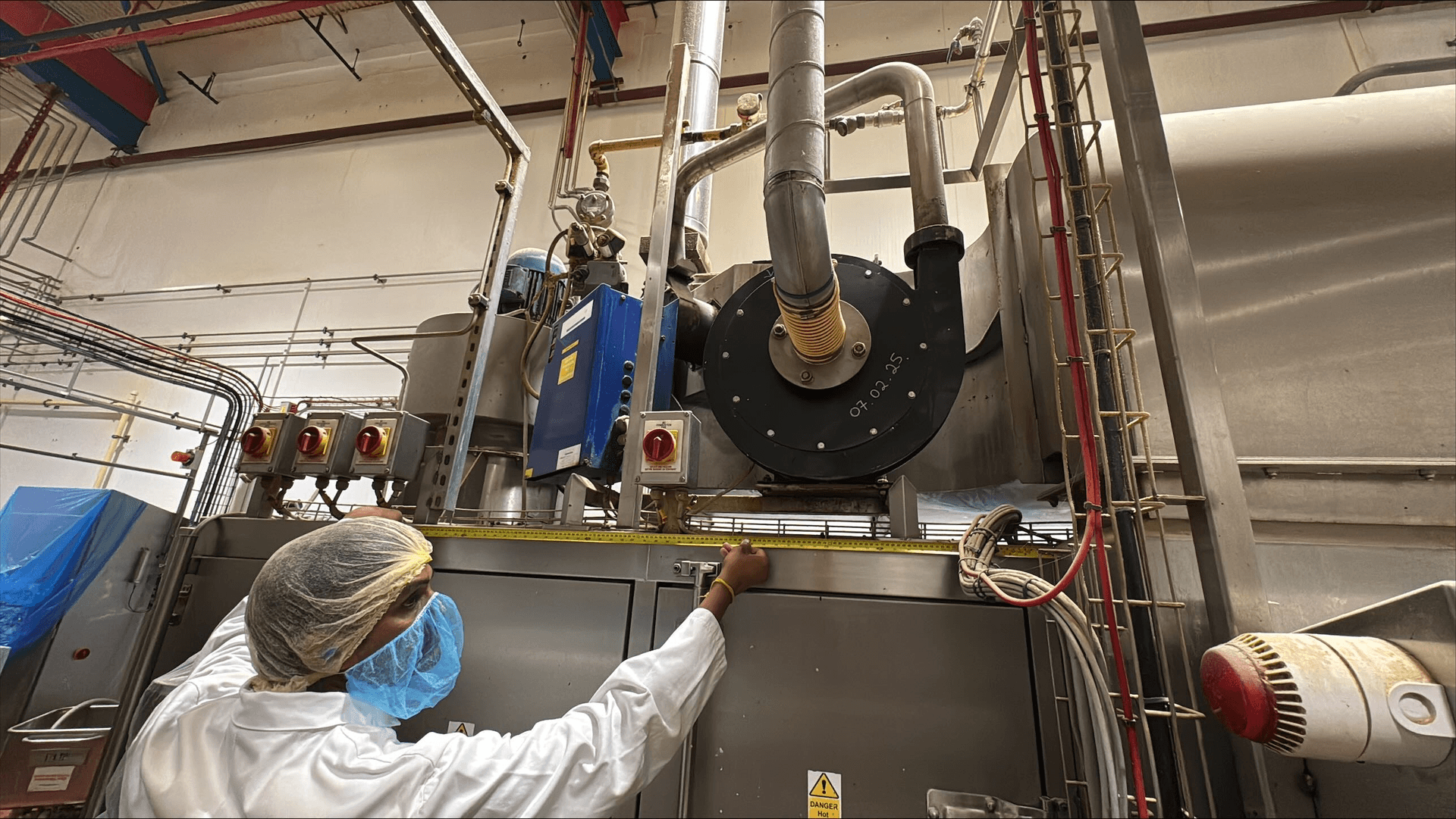 Pipe measurement for instrumentation sizing specification