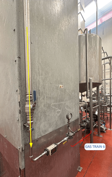 Gas train 7 annotation and sizing assessment