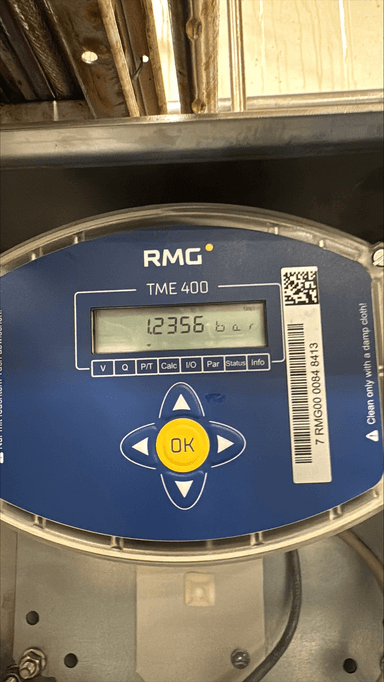 Meter calibration and reading cross-check on site