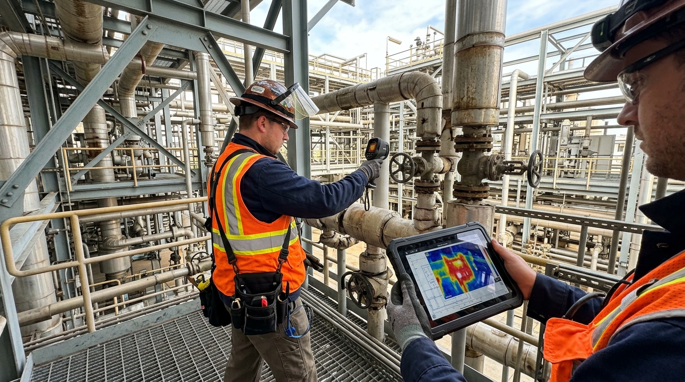 Heat Loss Audit for Chemical Processing