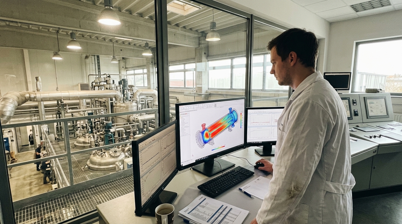 Thermal Design Simulation for Chemical Processing