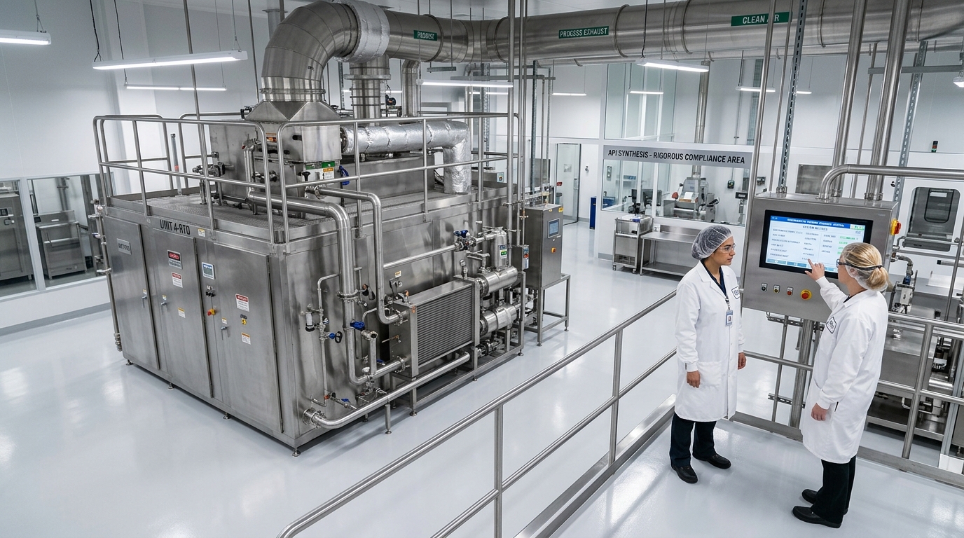 Thermal Oxidisers for Pharmaceuticals