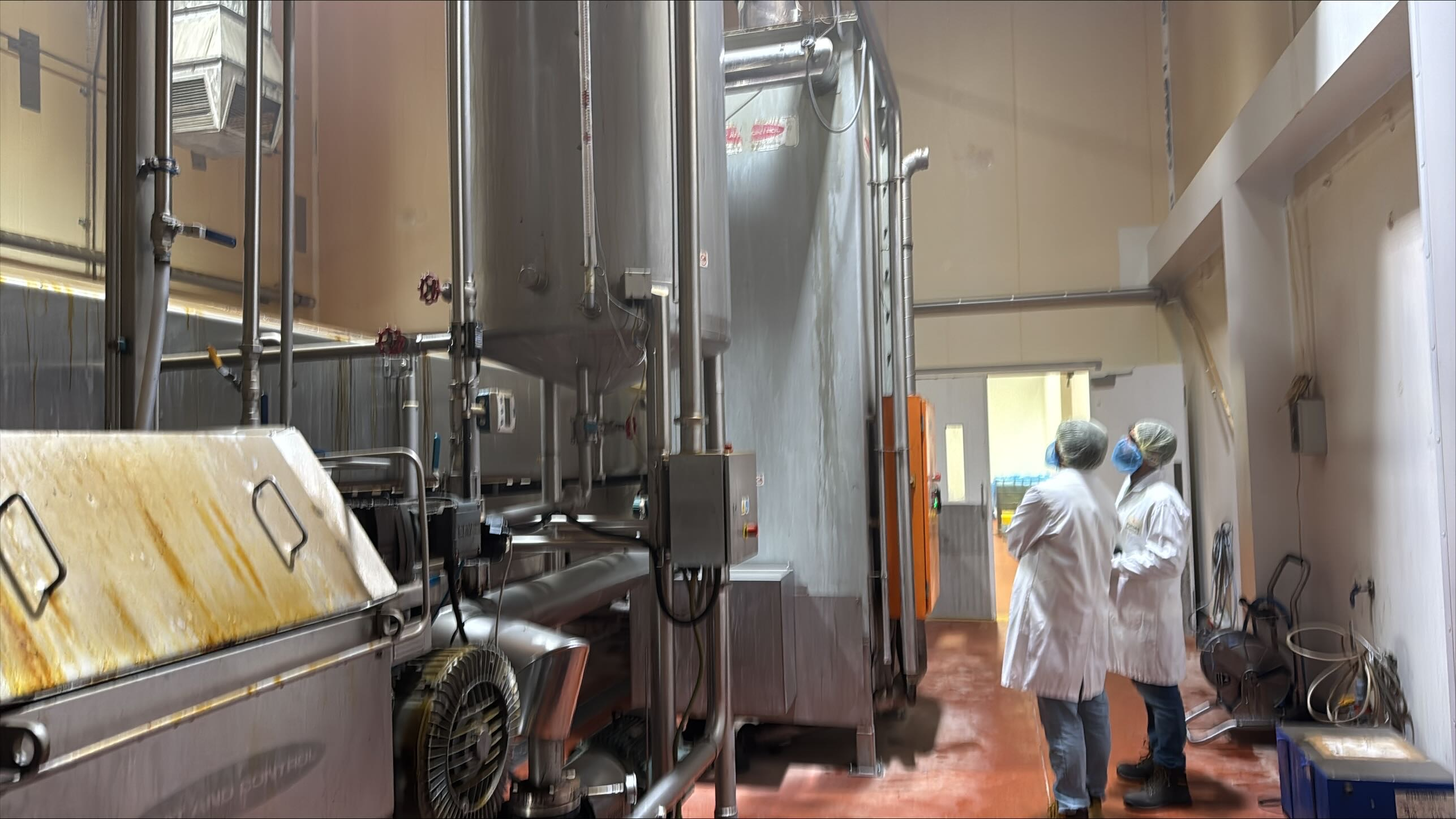 Engineer inspecting process equipment and gas infrastructure