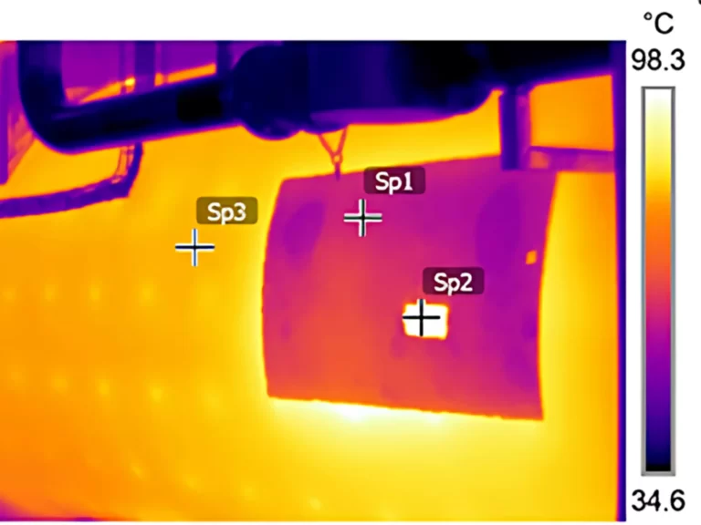 Visualisation of the Impact of Thermal Insulating Coating on a Large Boiler